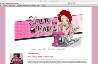 Claire Bakes blog