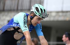 Paul Seixas finishes stage 7 of the Dauphiné at Valmeinier 1800