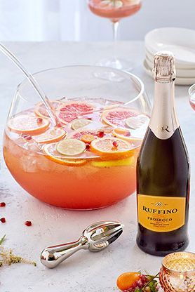 Citrus Pomegranate Prosecco Punch