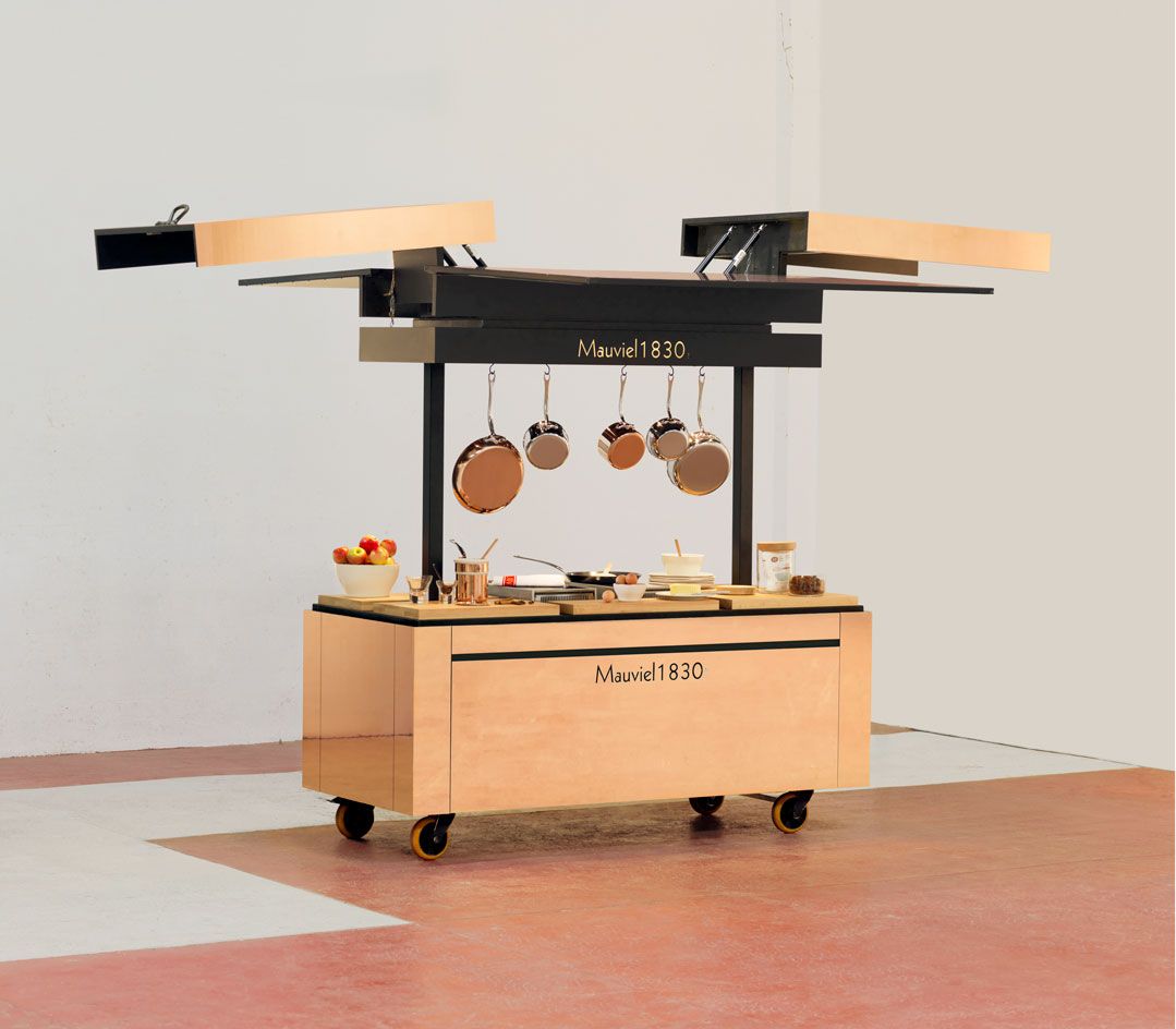 Mauviel release a new mobile kitchen with hidden depths | Wallpaper