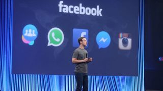 Facebook Mark Zuckerberg on stage