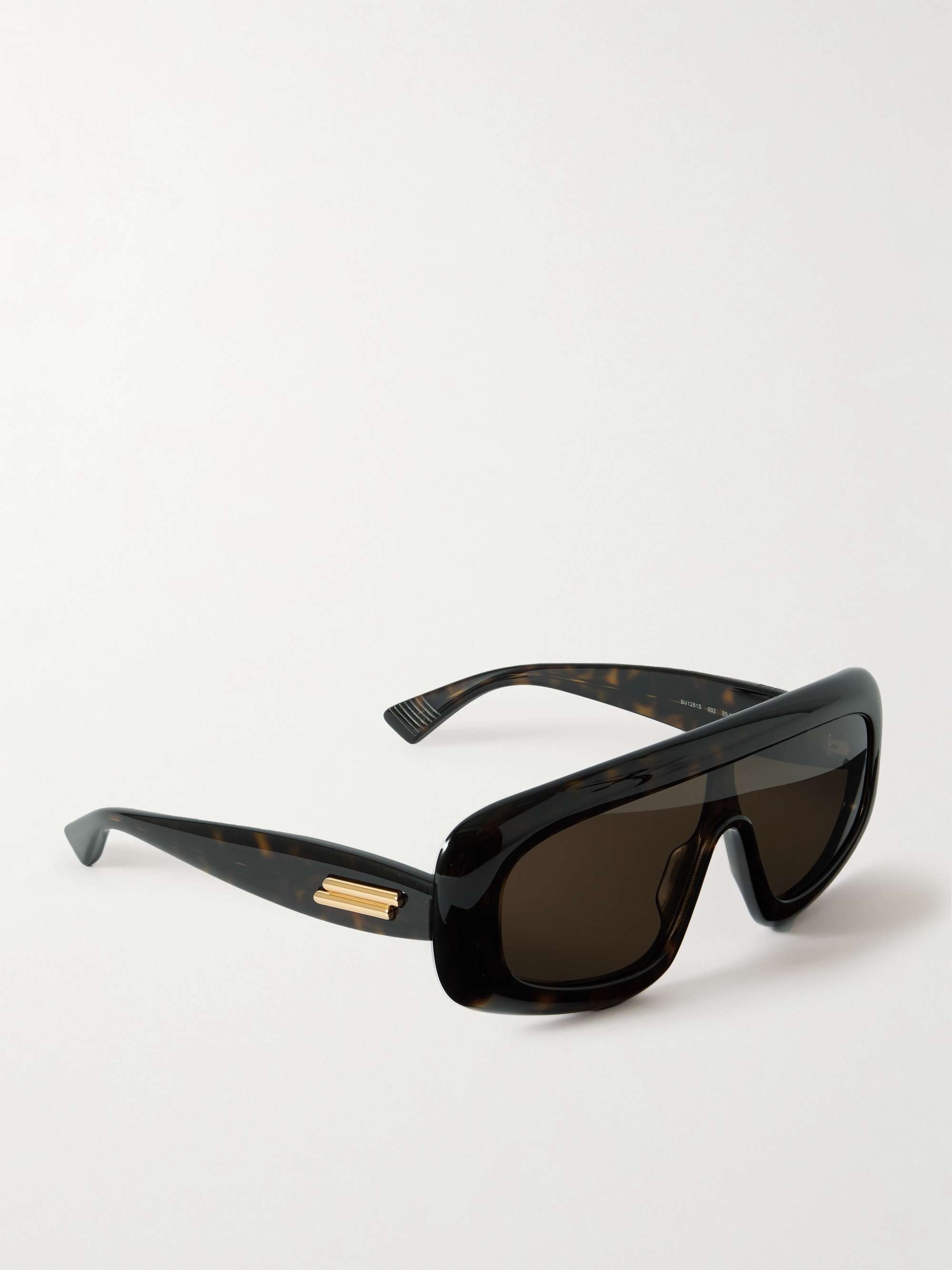 BOTTEGA VENETA EYEWEAR, D-frame tortoiseshell acetate sunglasses