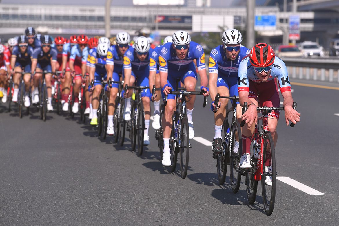 Katusha-Alpecin put in a huge effort on the front during stage 1