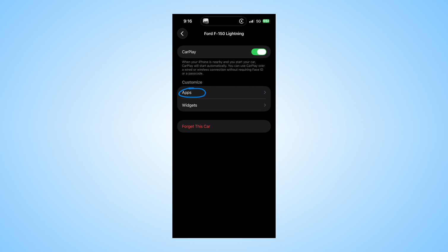 How to rearrange CarPlay apps screenshots.