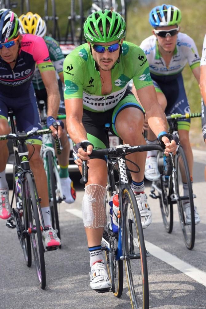 John Degenkolb (Giant-Shimano) made it into the breakaway as he looks to secure his lead in the green points jersey classification