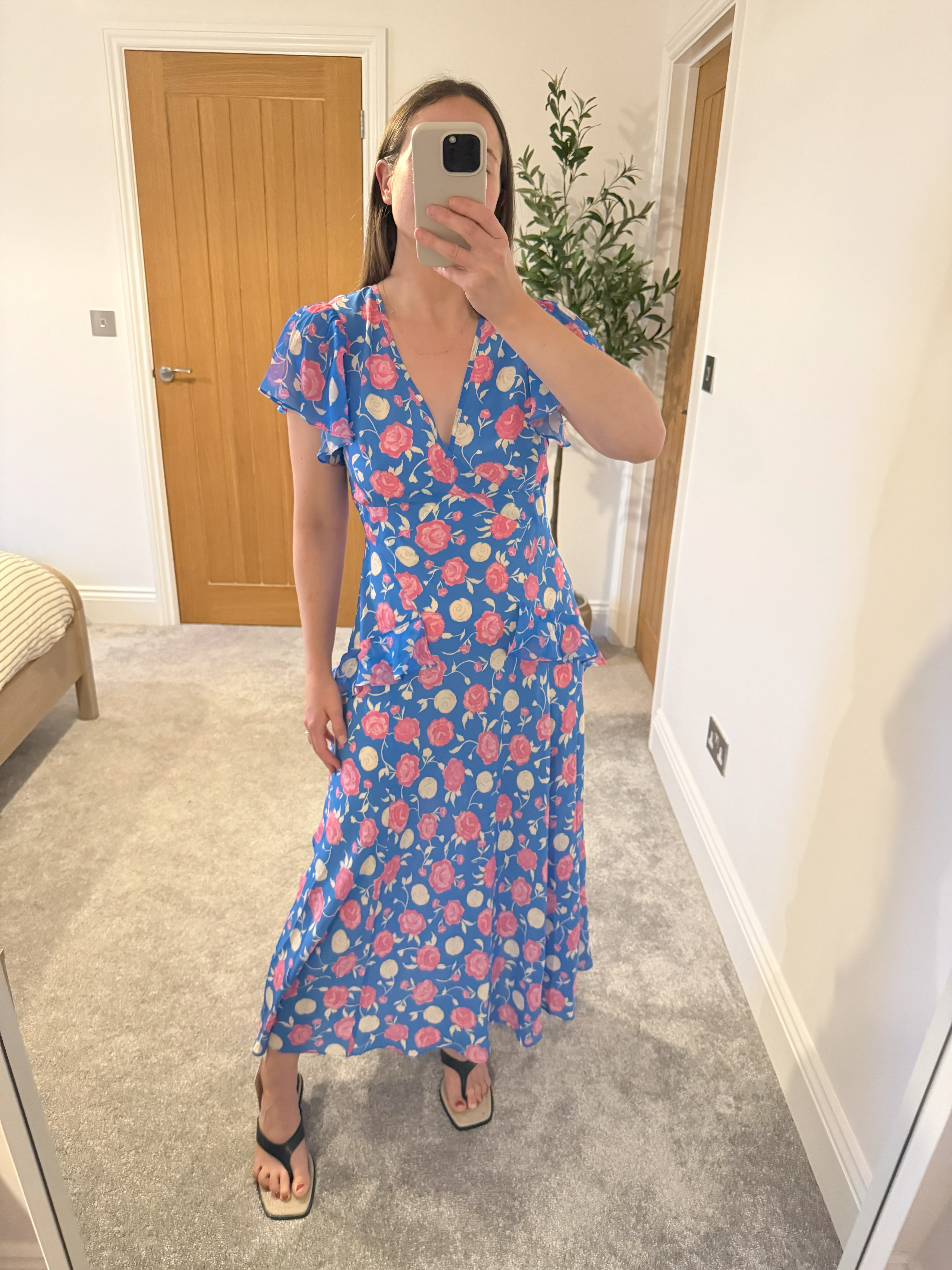 Emily Dawes wears Rixo petite dresses