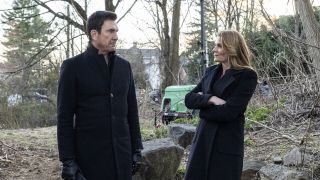 Dylan McDermott and Susan Misner in FBI: Most Wanted Season 5x10