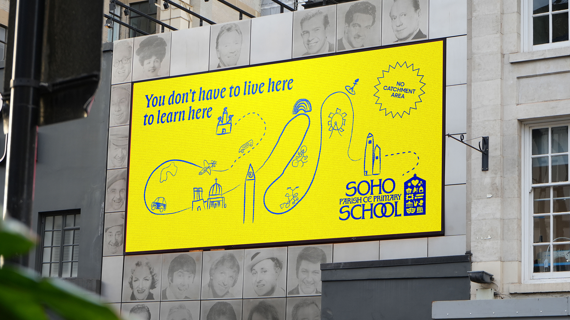 Soho school branding