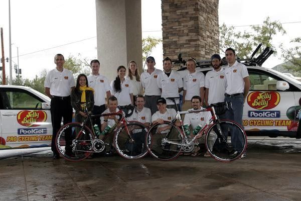Keen beans - the Jelly Belly-Pool Gel Cycling Team for 2005.