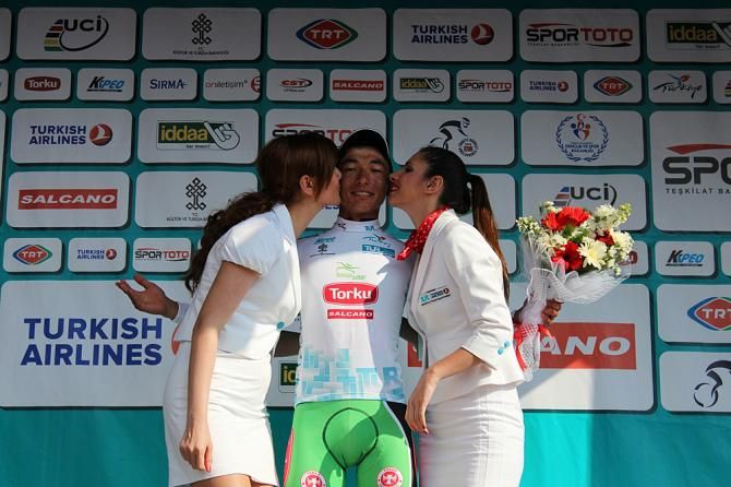 Ahmet Orken (Torku Sekerspor) in the sprint jersey