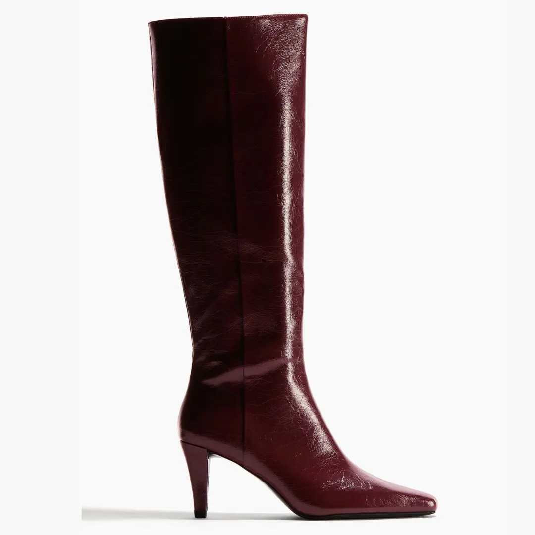 H&M, Heeled Knee-High Boots