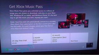 Xbox Musix pricing