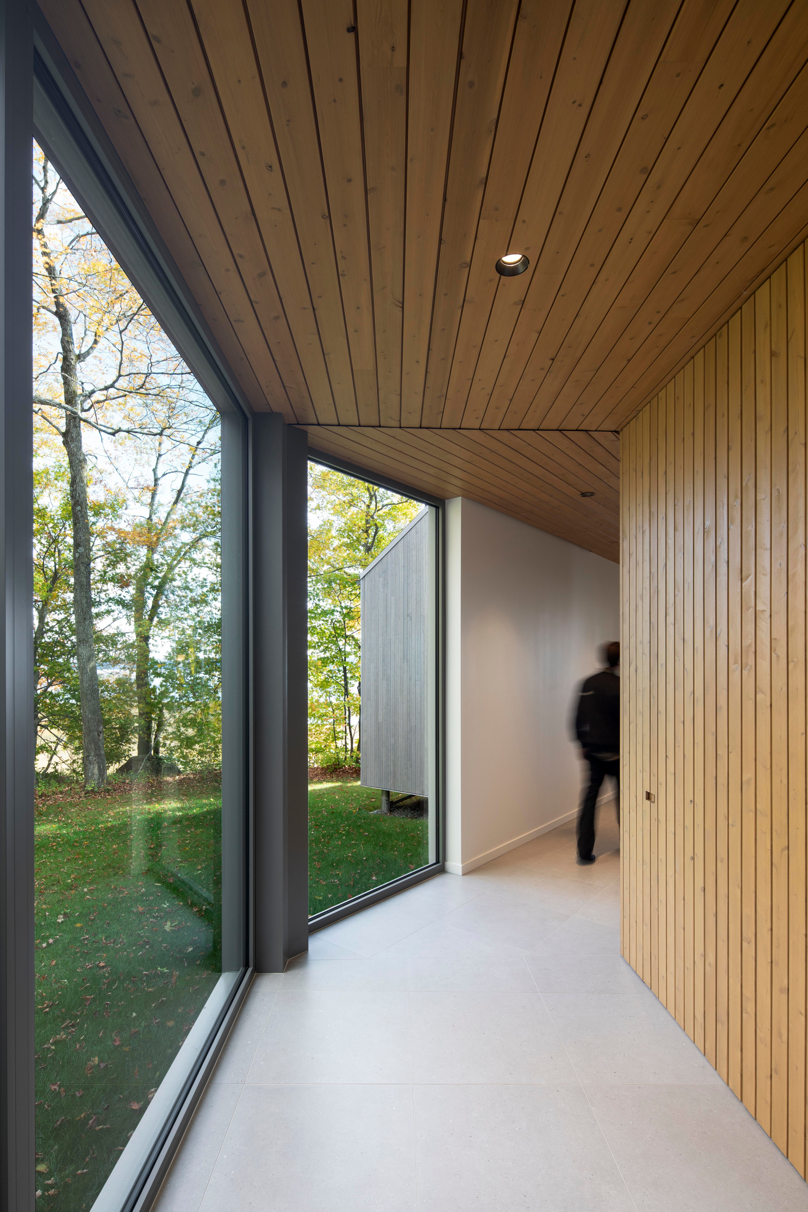 Internal circulation in the new pavilion