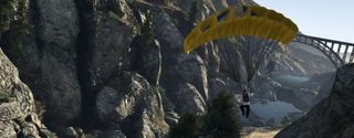 Grand Theft Auto V hang gliding