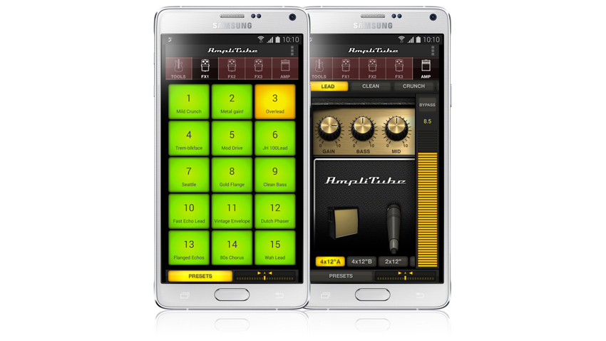 Ik Multimedia Amplitube Released For Samsung Android Devices Musicradar