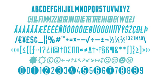 Flounder font