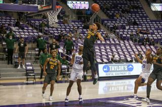 Guard MaCio Teague and the rest of the Baylor University Bears are hoping to again defeat the TCU Horned Frogs when they meet Saturday. 