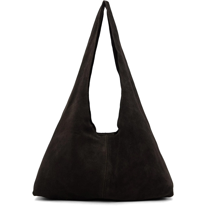 St. Agni, Brown Suede Soft Bag