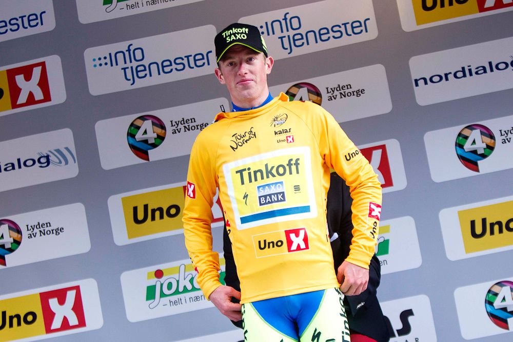 Jesper Hansen in yellow.