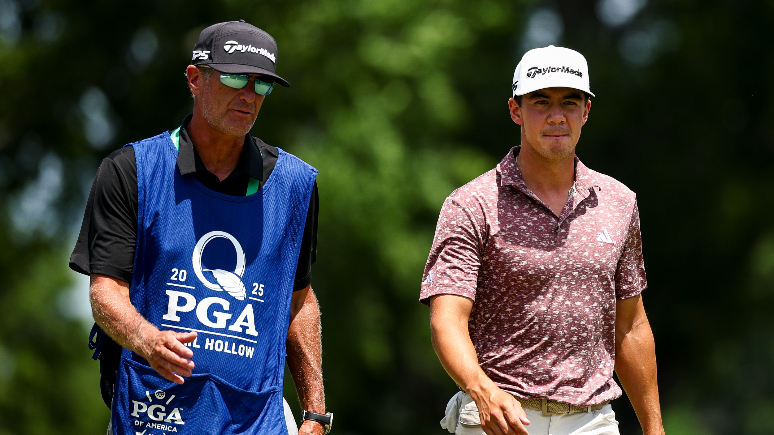 Lance Bennett and Michael Thorbjornsen at the 2025 PGA Championship