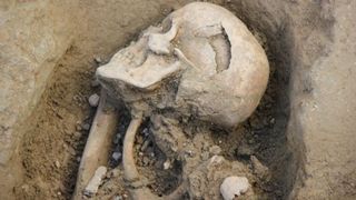 The dead were typically wrapped in a shroud and placed lying on their side, with their gaze facing towards Mecca.