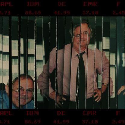 Madoff: The Monster of Wall Street. Cr. Netflix © 2023 production still image