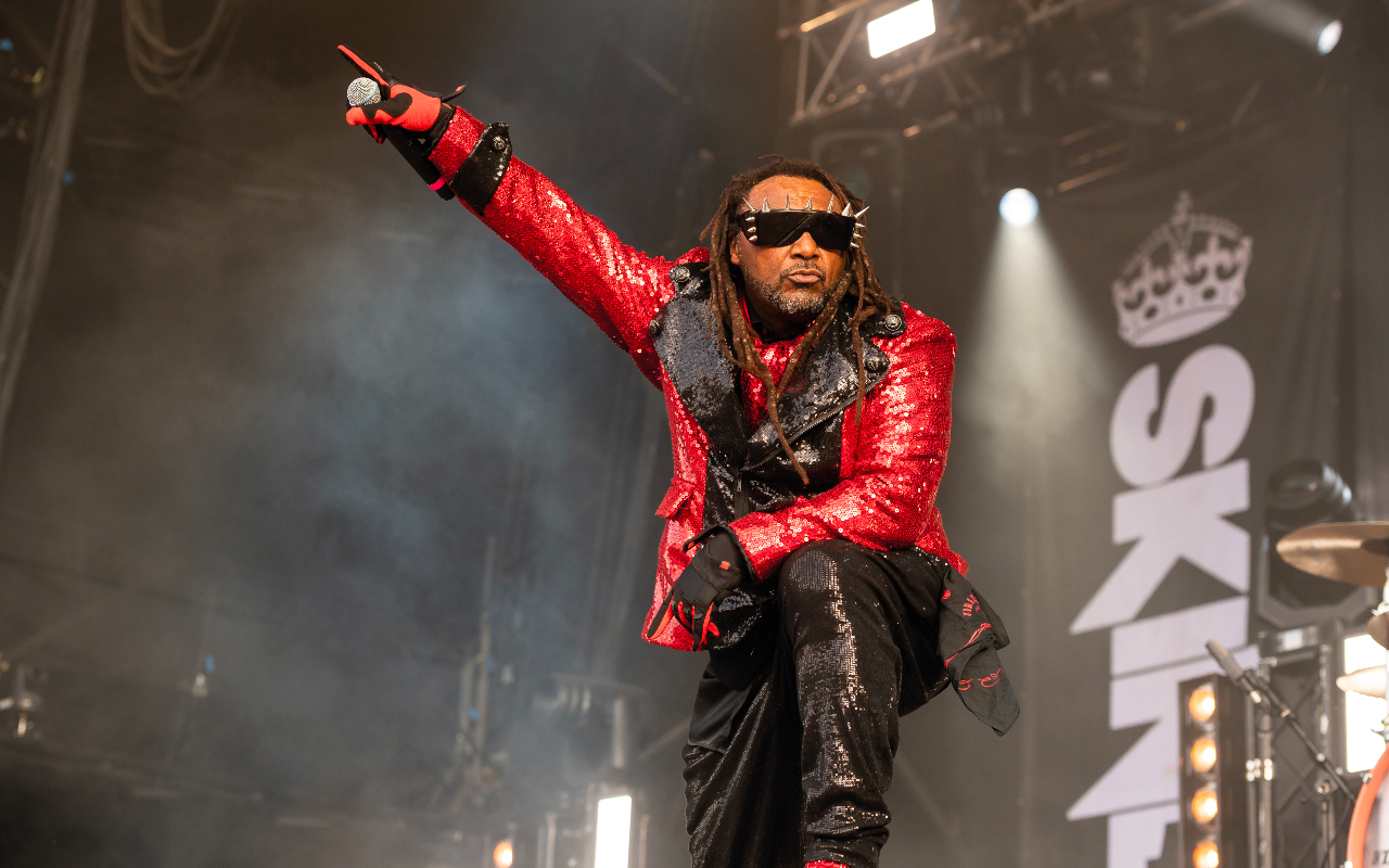 Benjie Webbe on stage in 2021
