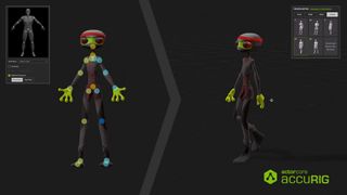 a long alien like model in 3D software