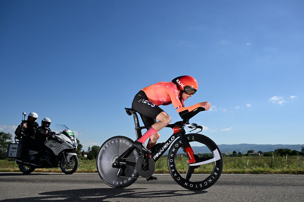 Geraint Thomas on stage 7 of the Giro d&#039;Italia