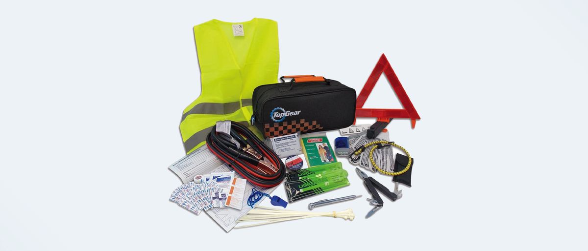 Top Gear Premium Roadside Assistance Kit contents