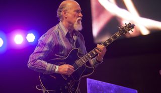 John Scofield performs at the Chicago Jazz Festival at the Pritzker Pavilion in Millenium Park in Chicago, Illinois on September 4, 2016