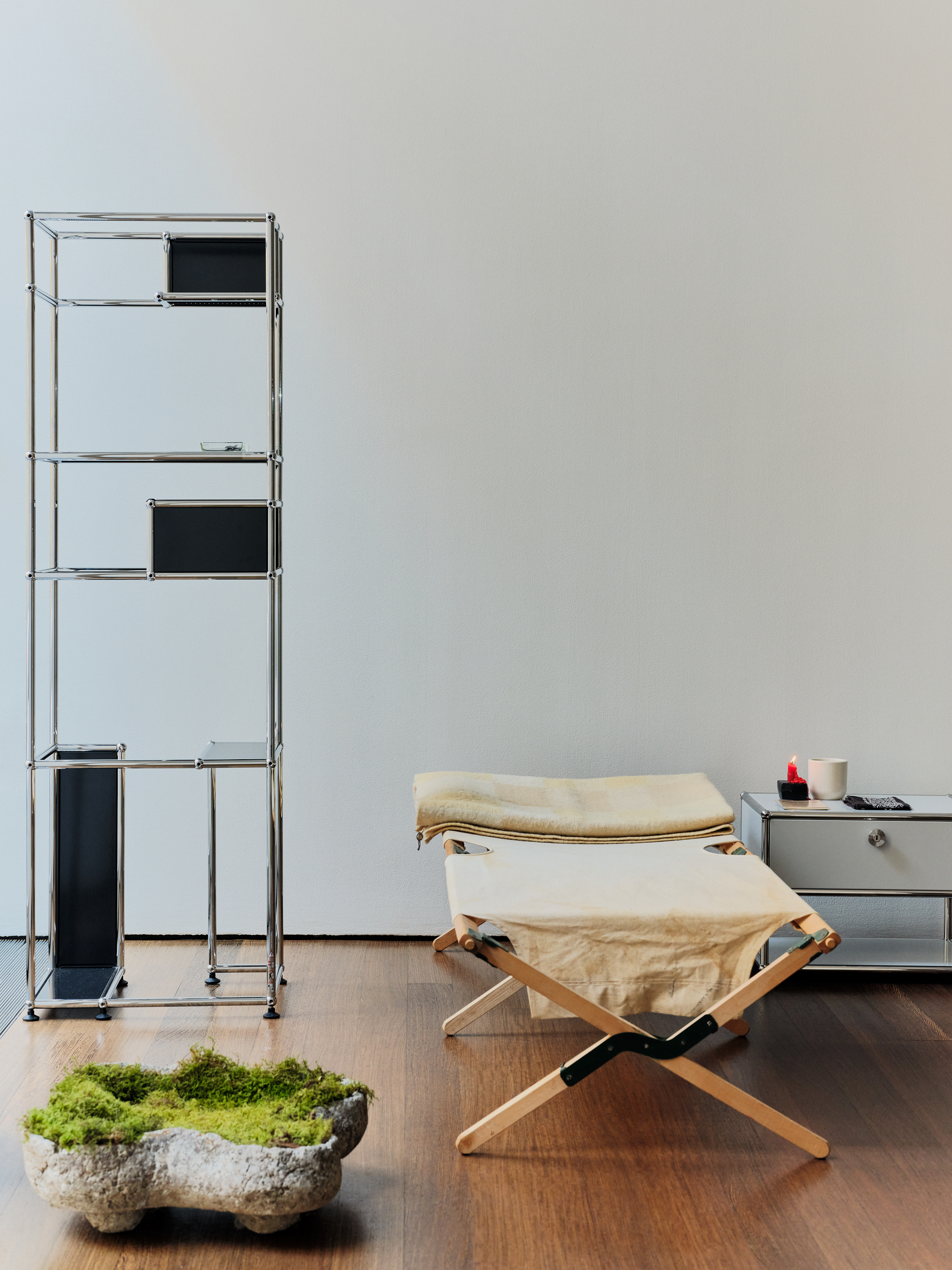 usm modular furniture and loveisenough installation in new york