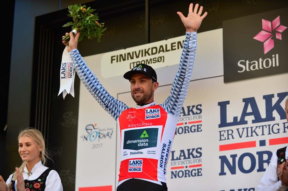 Bernhard Eisel leads the mountains classification