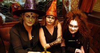 We're sure Gail Platt would call these three 'witches' whatever they were wearing. Here's Eileen, Janice and Fiz at the Rovers' Halloween bash in 2003.