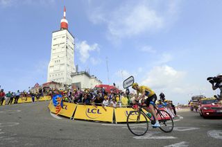 Chris Froome on Mont Ventoux, stage 15 of the 2013 Tour de France
