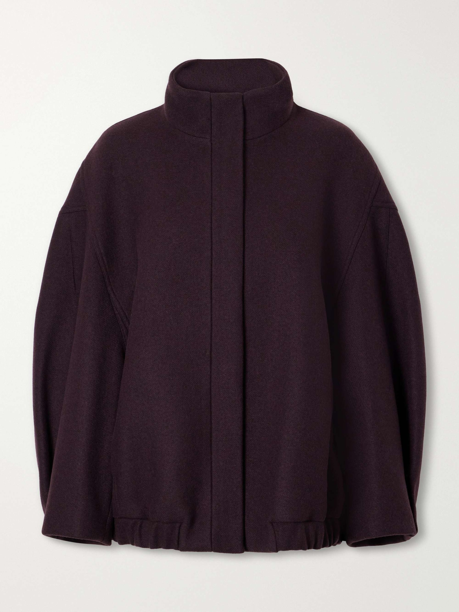 Wool-Blend Twill Jacket