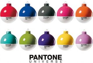 Selab - Pantone Xmas baubles