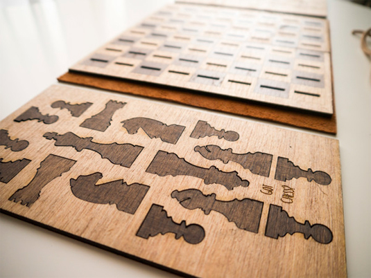 minimal chess set
