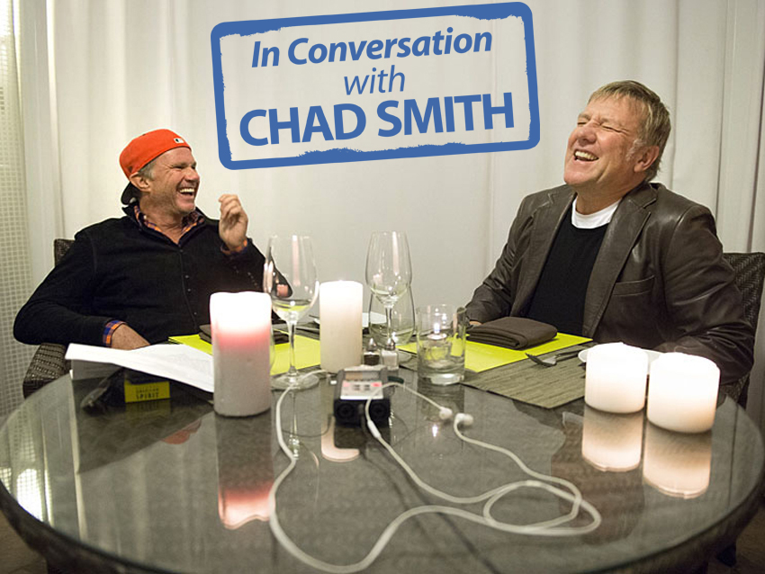 In conversation: Chad Smith with Alex Lifeson - in pictures