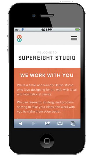 Small and friendly mobile website for a small and friendly design studio!