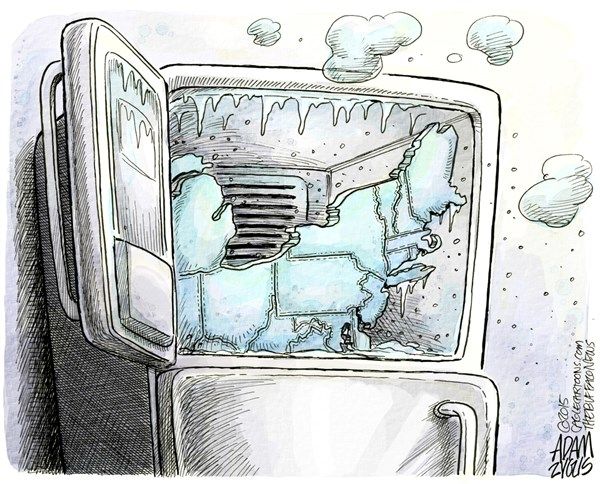 Editorial cartoon U.S. cold weather&amp;amp;nbsp;