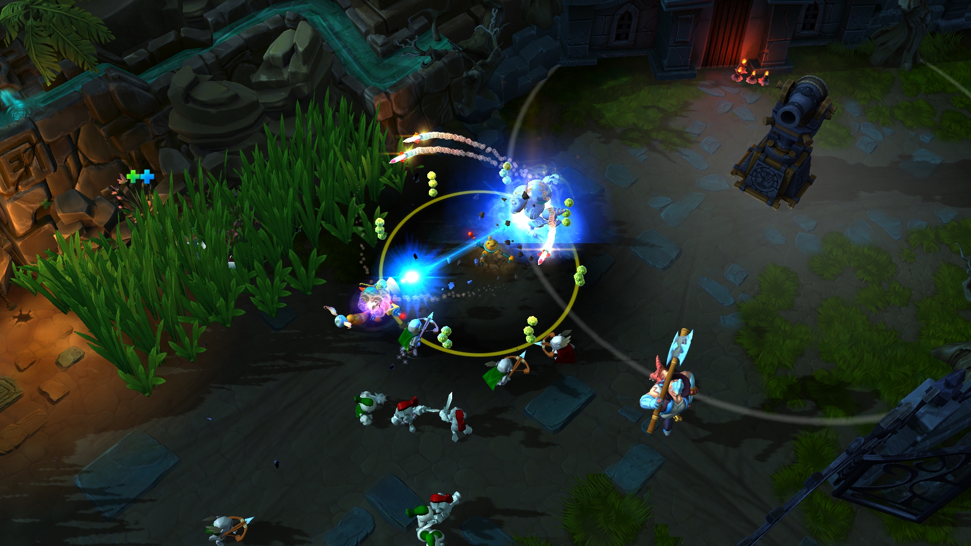 Stay out of combat for a few seconds, and you'll start regenerating health and mana (or energy) at an increased rate.