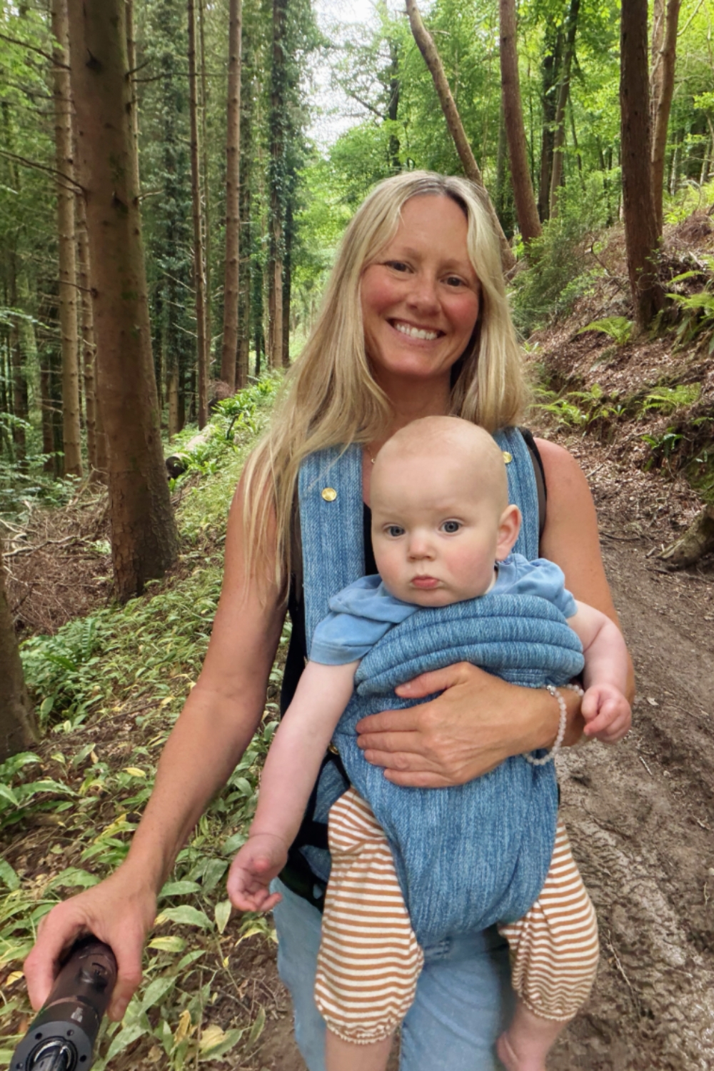 Lisa Oxenham with her son Wolfgang