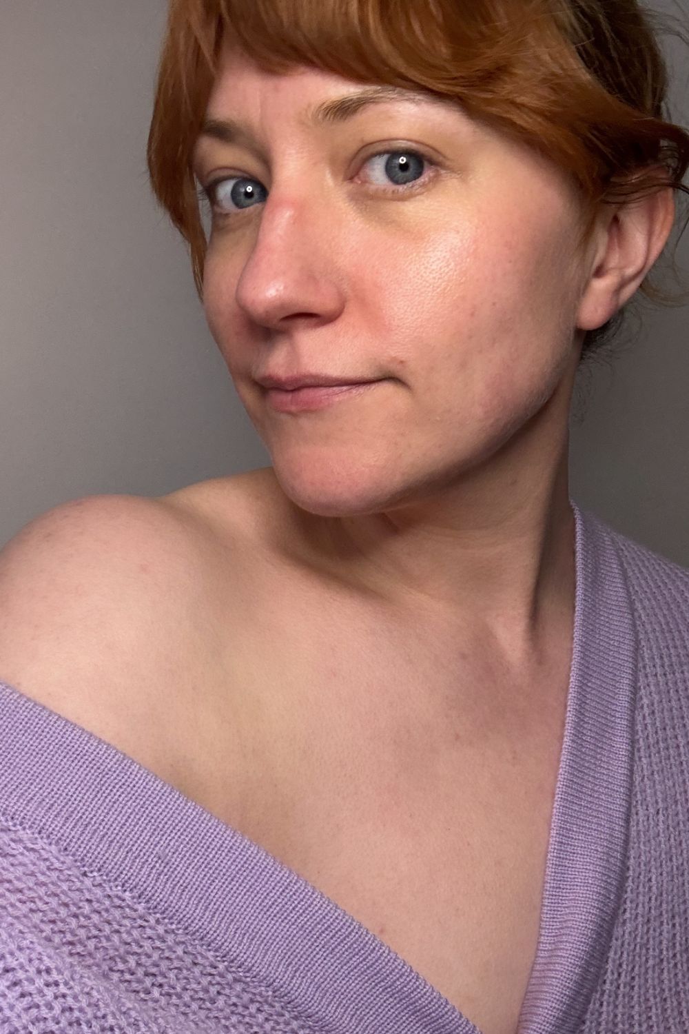 a picture of matilda with very pale skin before tanning