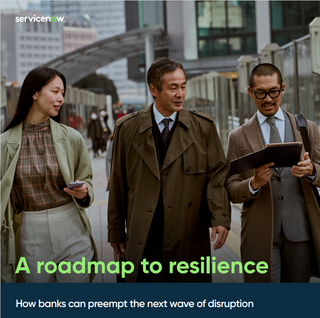 Whitepaper cover with image of three business colleagues walking outside in coats with one using a laptop