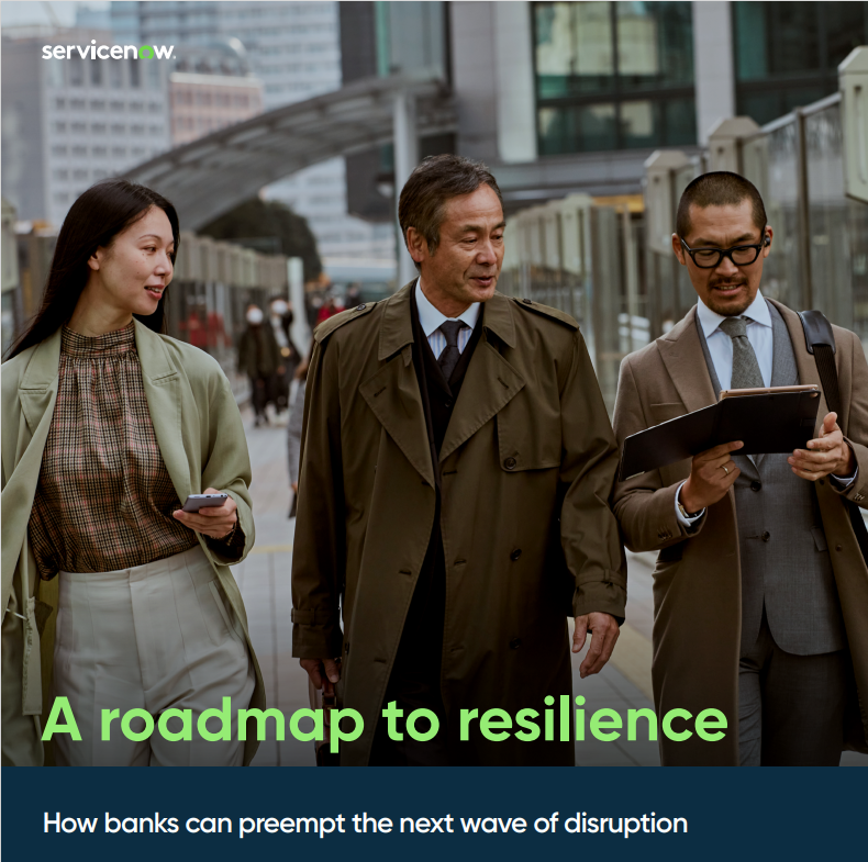 Whitepaper cover with image of three business colleagues walking outside in coats with one using a laptop