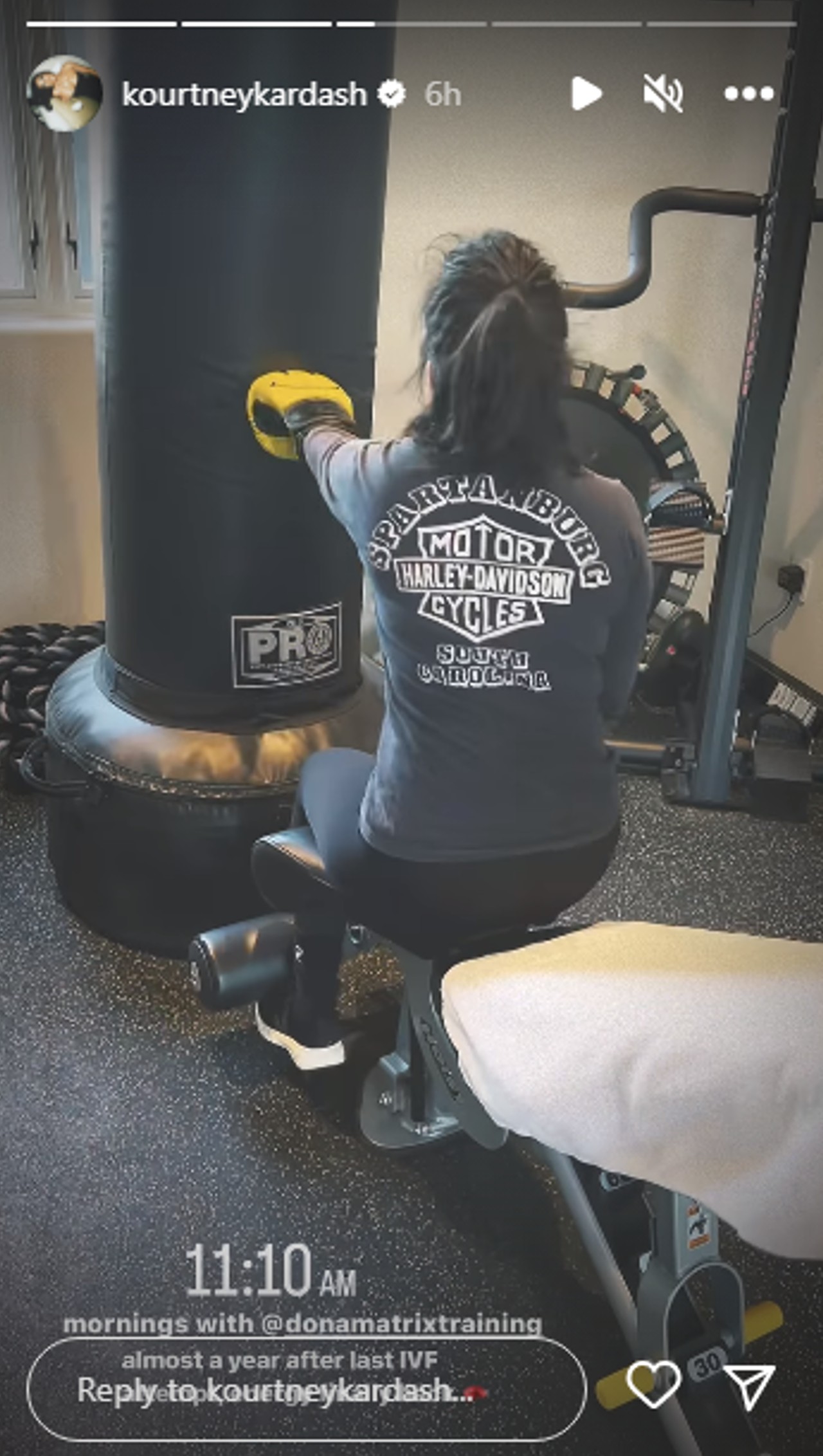 Kourtney Kardashian Posts Amazing Workout Video Proving Her Energy