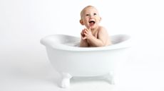 Baby in bathtub