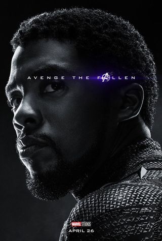 Black Panther is definitely dead in Endgame, we saw him vanish. Official poster