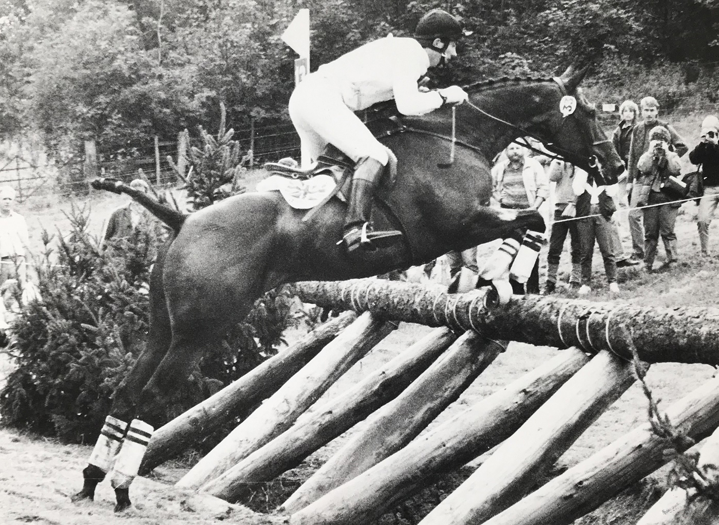 Burghley 1985 Ian stark Oxford Blue